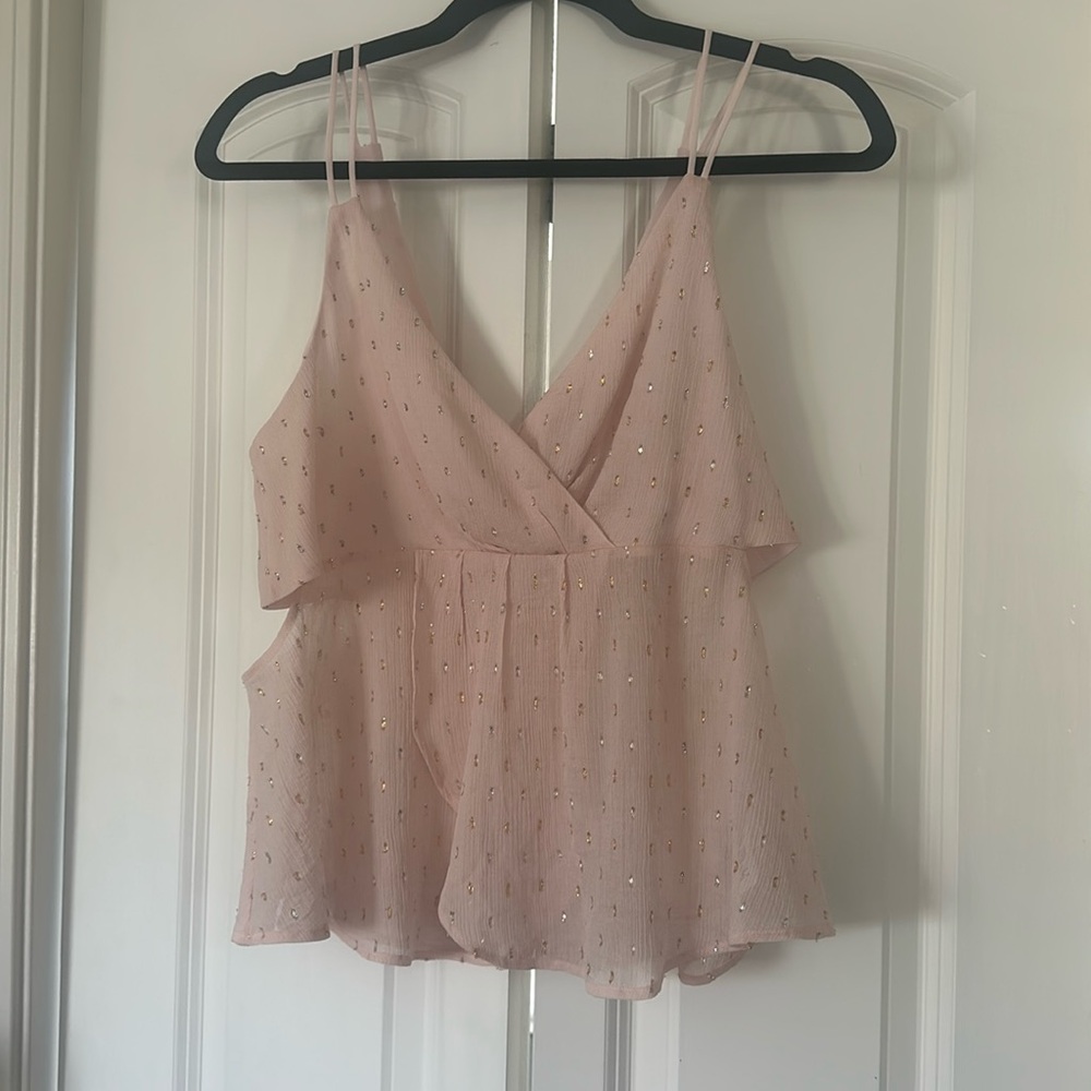 Pink Dressy Tank Top